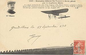 Grandvillier Early French Aviation Marie signed PC 1910