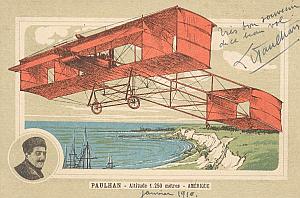 Los Angeles Early US Aviation Paulhan signed PC 1910