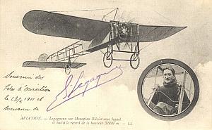 Lyon Early French Aviation Legagneux signed PC 1911