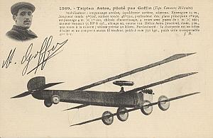 Early French Aviation Goffin Triplan Astra PC 1911