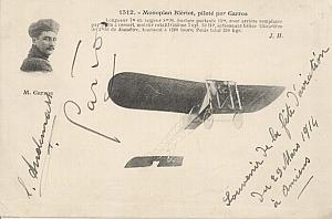 Amiens Early French Aviation Garros signed PC 1914