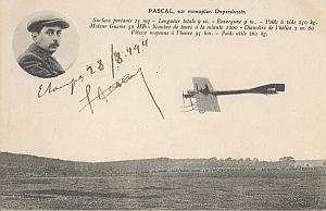 Etampes Early French Aviation Pascal signed PC 1910