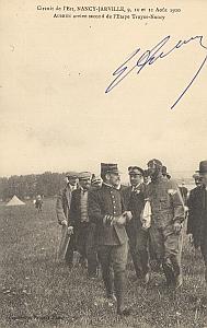 Nancy Early French Aviation Aubrun Signed PC 1910