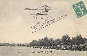 Issy Moulineaux Early Aviation Legagneux Signed PC 1910