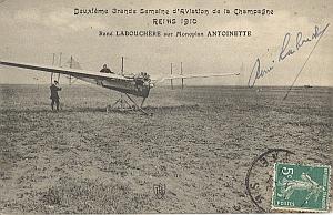 Reims Early French Aviation Labouchere Signed PC 1910