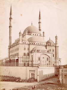 Mohamet Mosque Cairo Egypt Old Zangaki Photo 1880