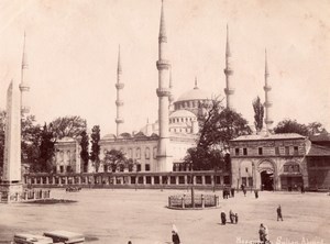 Ahmed Sultan Mosque Istanbul Turkey Abdullah Photo 1880