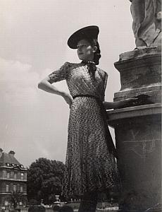 Anny Blatt Fashion Model Paris old Vigneau Photo 1935