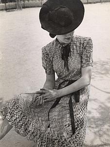 Anny Blatt Fashion Model Paris old Vigneau Photo 1935