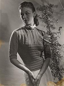 Anny Blatt Fashion Model Paris old Vigneau Photo 1935