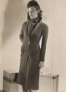Anny Blatt Fashion Model Paris old Vigneau Photo 1935