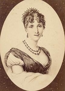 Queen Hortense French Historic Jacotin CDV Photo 1875