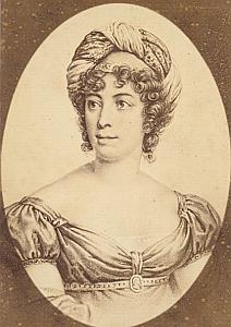 Mme de Stael French Historic Old Jacotin CDV Photo 1875
