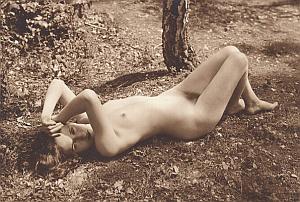 Women Nude Anatomic Outdoor Study old MEYS Photo 1930