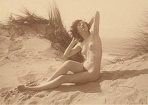 Women Nude Anatomic Outdoor Study old MEYS Photo 1930