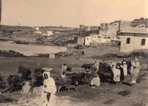 Essaouira Donkey Wood Market Morocco old Photo 1920