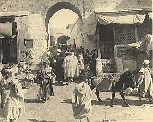 Morocco Meknes Workers Street Scene Rouet Photo 1935