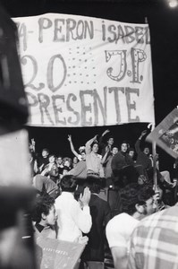 Argentina Buenos Aires Juan Peron Election Photo 1973