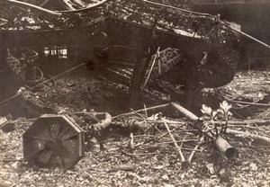 France Paris Fire Printemps Destruction Old Photo 1921