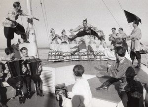 Roger Pic Photo URSS Samara Volga River Dancers 1960