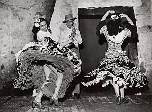 Spanish Flamenco Dancers Escudero Paris Photo 1954