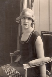 Woman Dress & Hat Fashion France Seeberger Photo 1930