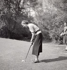 France Woman Golf Fashion Old Seeberger Photo 1930