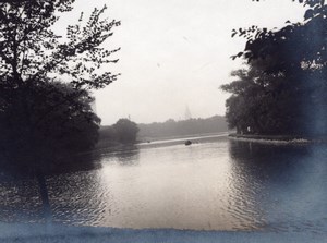 Canal Large View Dunkerque Old Snapshot Photo 1900