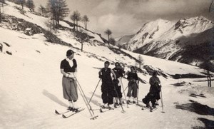 New Ski Resort Sestriere Winter Sport Snow Photo 1934