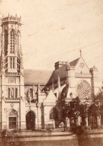 St Germain l Auxerrois Paris France Old CDV Photo 1867