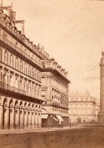 Colonne Vendome Paris France CDV Marinier Photo 1867