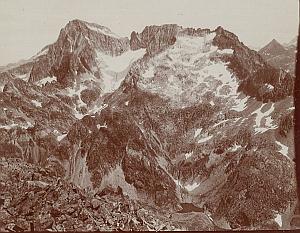 Pic du Balaitous Peak Pyrenees Mountain Old Photo 1900