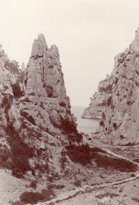 Marseille Castelvieil Calanque Mediterranée Photo 1910