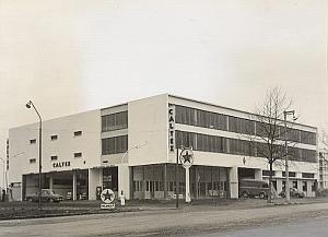 Paris Motor Garage Car Renault old Photomontage 1960