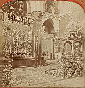 Jerusalem Armenian Church Tissue Stereoview Photo 1875