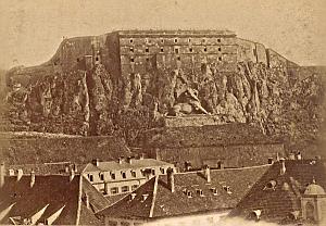 Belfort Fort Bartholdi Lion France Old Photo 1880