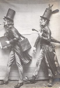 Humoristic Plaster Samaritaine Publicity old Photo 1900