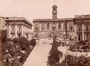 Campidoglio Scale Roma Italy Old Anderson Photo 1880