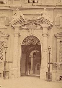 Palazzo della Consulta Door Roma Italy Old Photo 1880