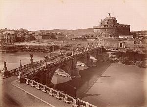 Castelli San Angelo Roma Italy Old Anderson Photo 1880