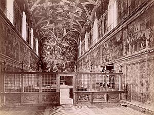 Vaticano Capella Sixtina Roma Italy Anderson Photo 1880