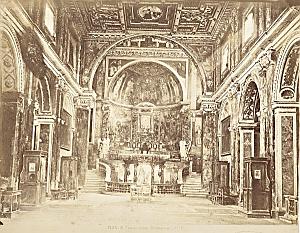 San Francesca Romana Church Roma Italy Old Photo 1880