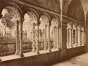 Cloister Promenade Garden Italy old Anderson Photo 1880