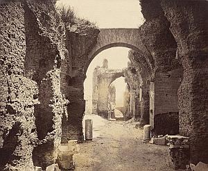 Palatino Septimo Severo Ruins Roma Italy Old Photo 1880