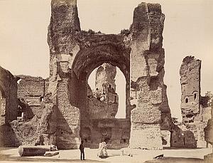 Terme di Caracalla Roma Italy Old Anderson Photo 1880