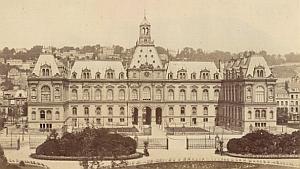 Anonymous City Hall Facade France Old Photo 1880