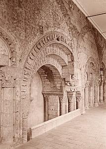 Angers Prefecture Cloister Detail France Old Photo 1880