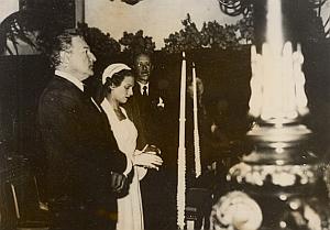 Sacha Guitry Marriage Fontenay le Fleury Old Photo 1939