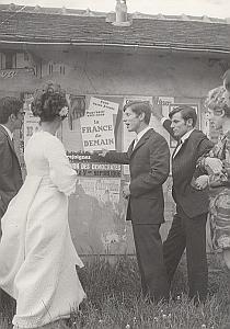 Saint Jean du Marche Marriage Political Old Photo 1960