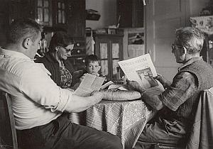 Referendum Vote Family France Orne Old Photo 1968